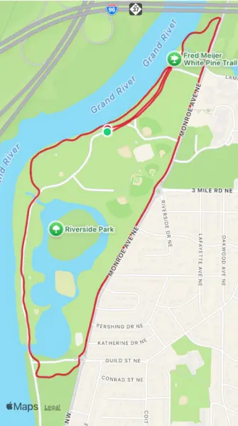 Rock Lansing 5k Course